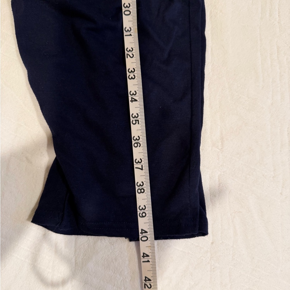Women's Black, Navy, and Cream Pants - Picture 11 of 12